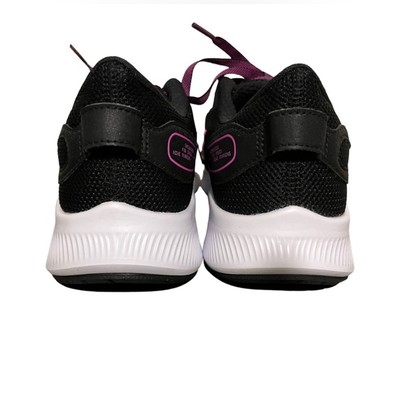 NIKE Sz 9 RUNALLDAY Women’s Black & Pink Running Athletic Shoes 2 CD0224 005 EUC - Picture 4 of 8